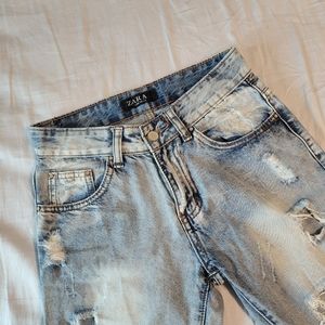 Zara ripped jeans